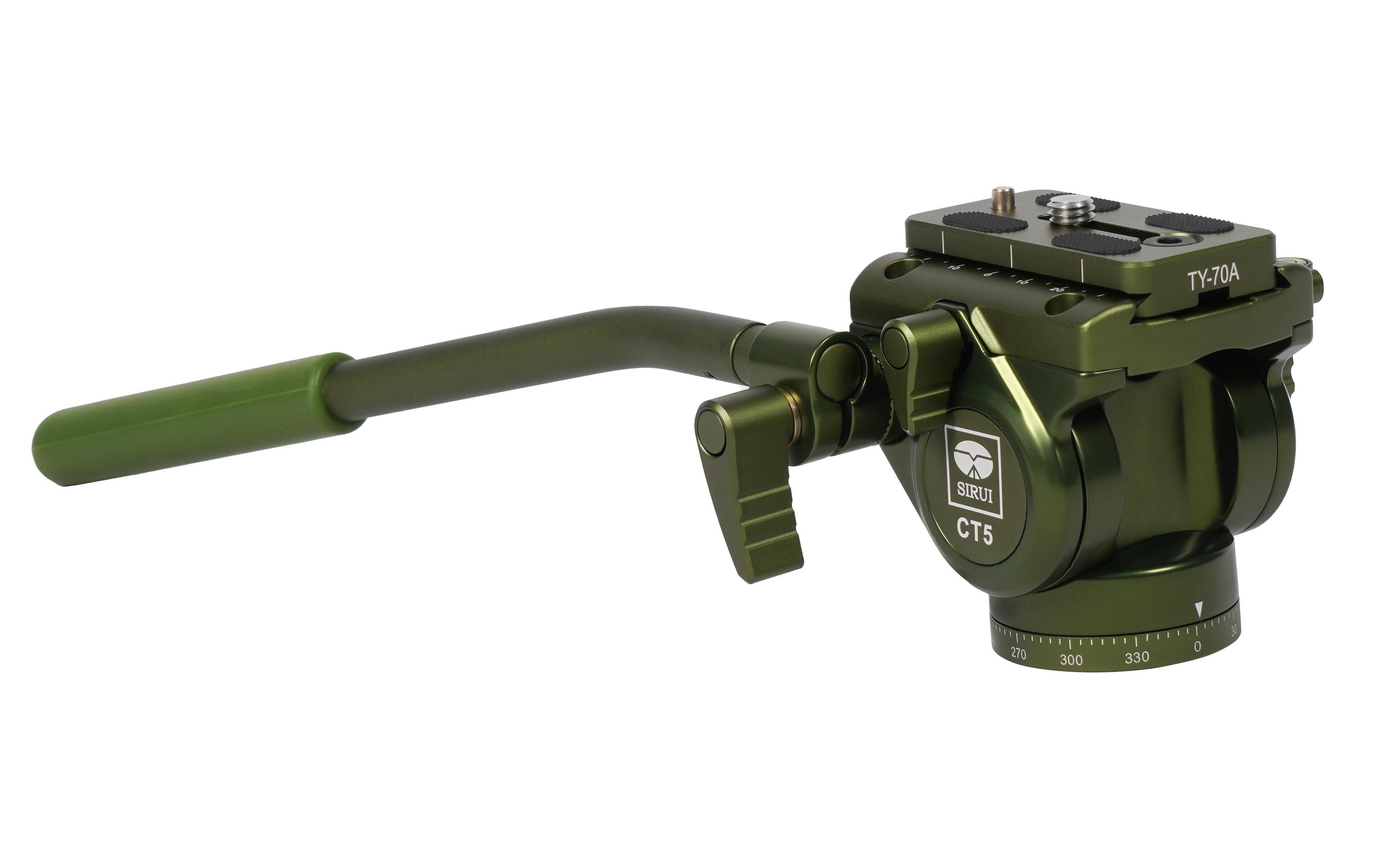 Videostativ Pilot CT04+CT5<br>Tragbares, höhenverstellbares Videostativ mit Videoneiger