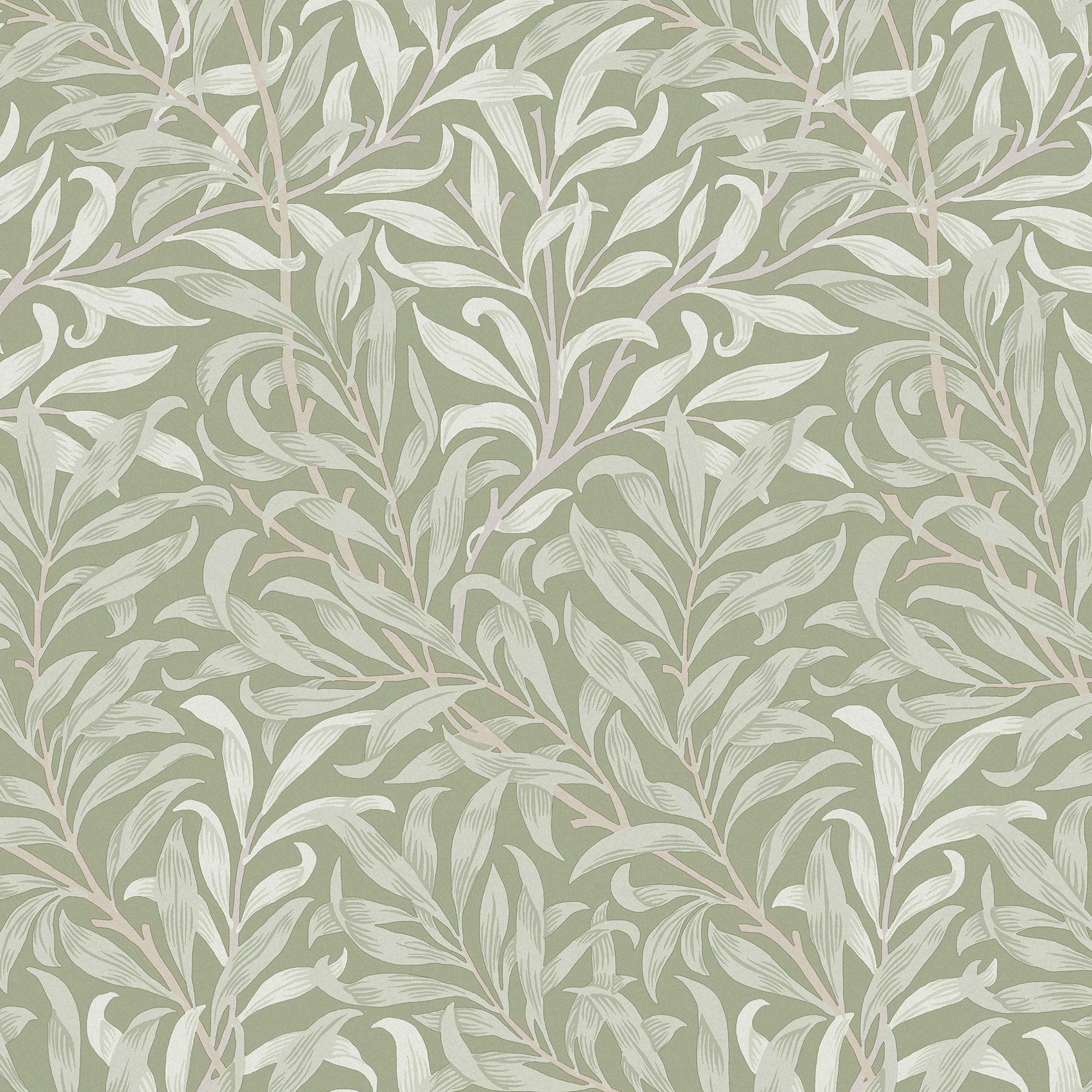 William Morris at Home Vliesbehang Willow Bough Sage - 10mx52cm
