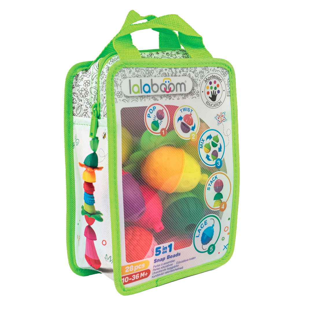 Lalaboom - Educatieve kralen en accessoires, 28dlg.