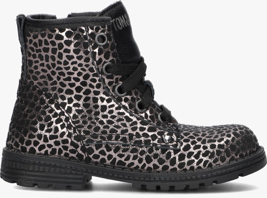 TON & TON zwarte ton & ton veterboots hedvig