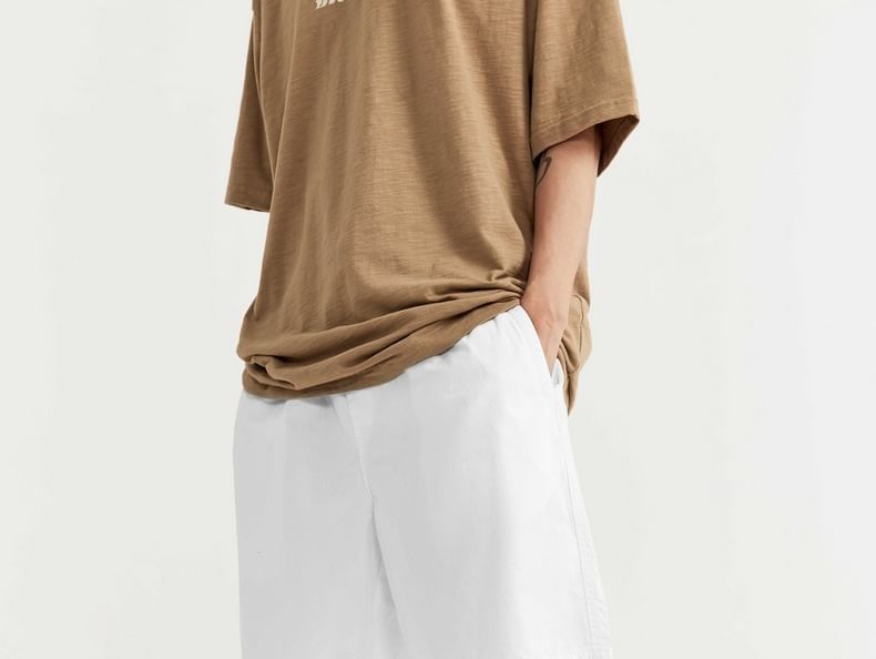 Newin - Unisex gewassen rechte shorts in 8 kleuren (XS-XL)
