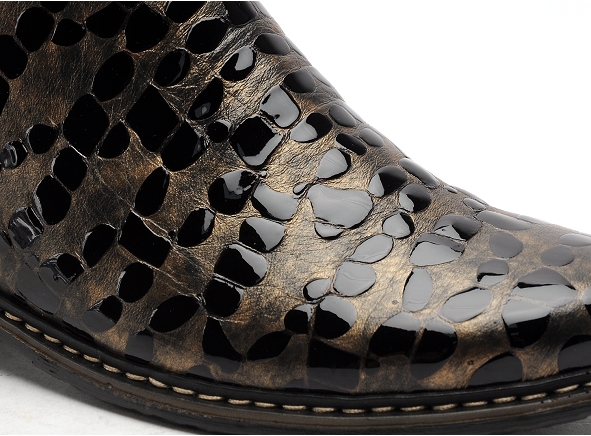 Rieker boots bottine plates femme z4965 noir