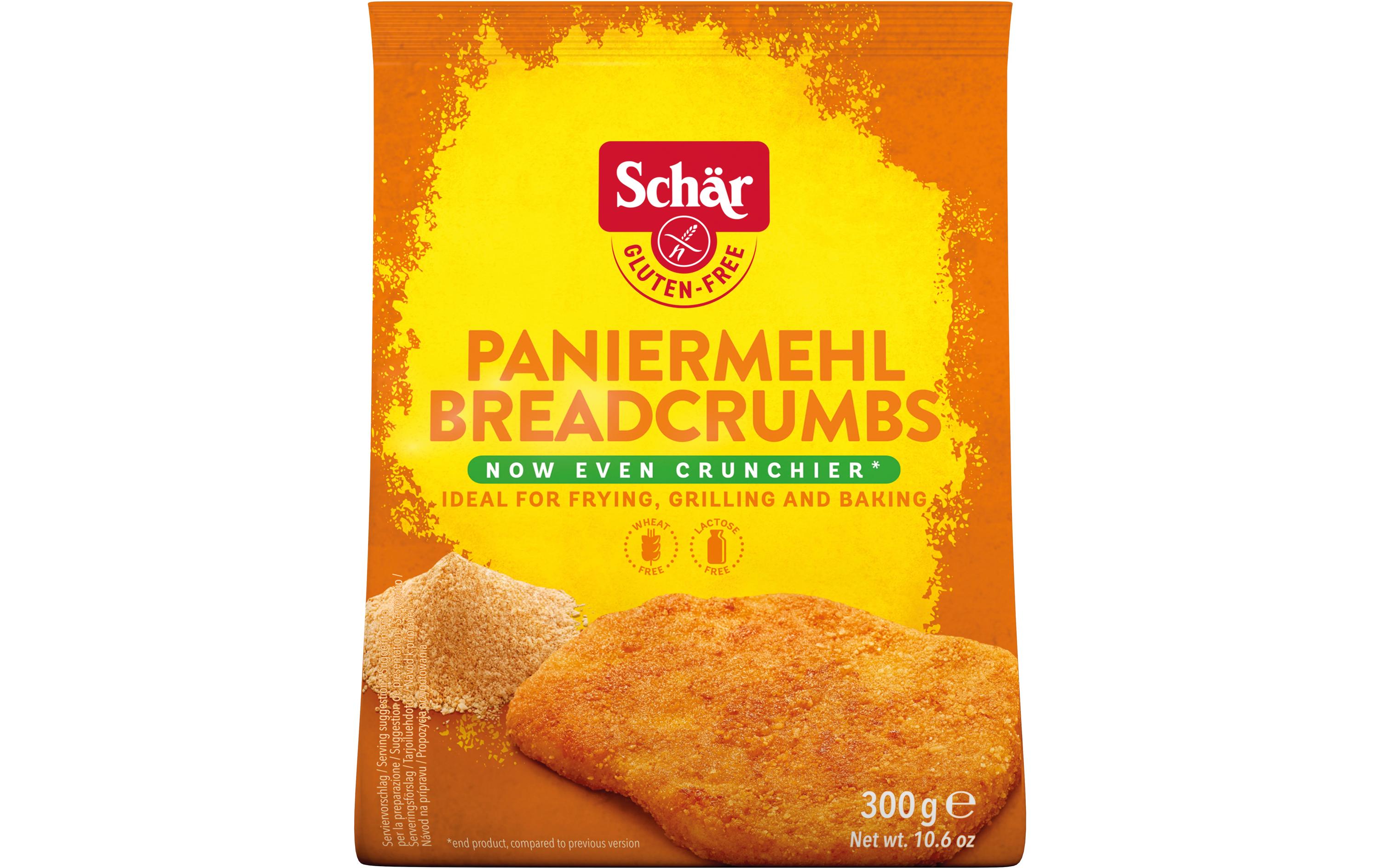 Paniermehl Breadcrumbs glutenfrei 300 gGlutenfreies Mehl für eine krosse Panade