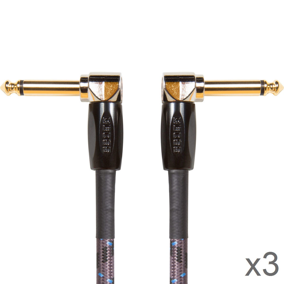 Boss BIC-PC-3 3x patchkabel 15 cm haaks