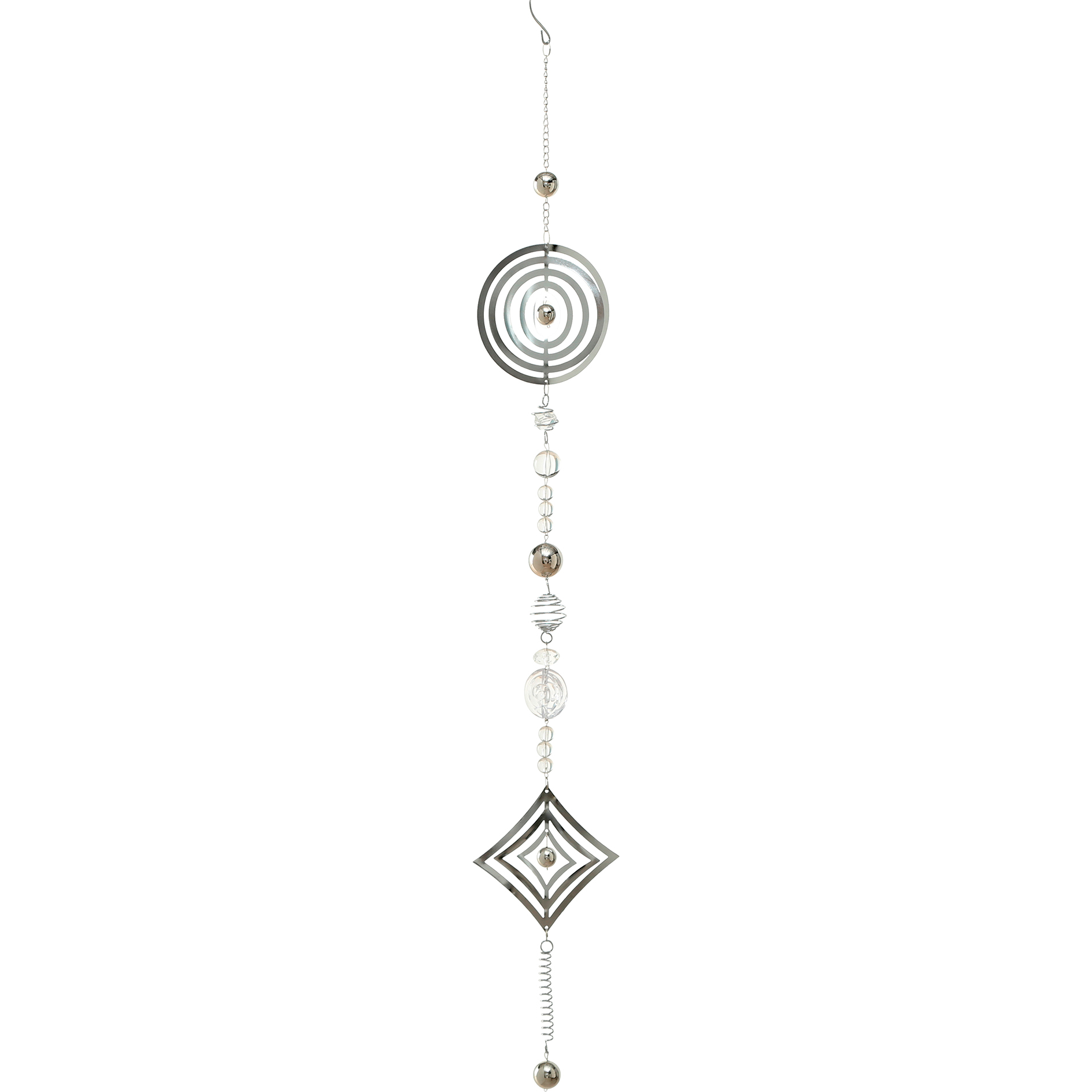 Girlande - silber - 2-fach sortiert - 95 cm