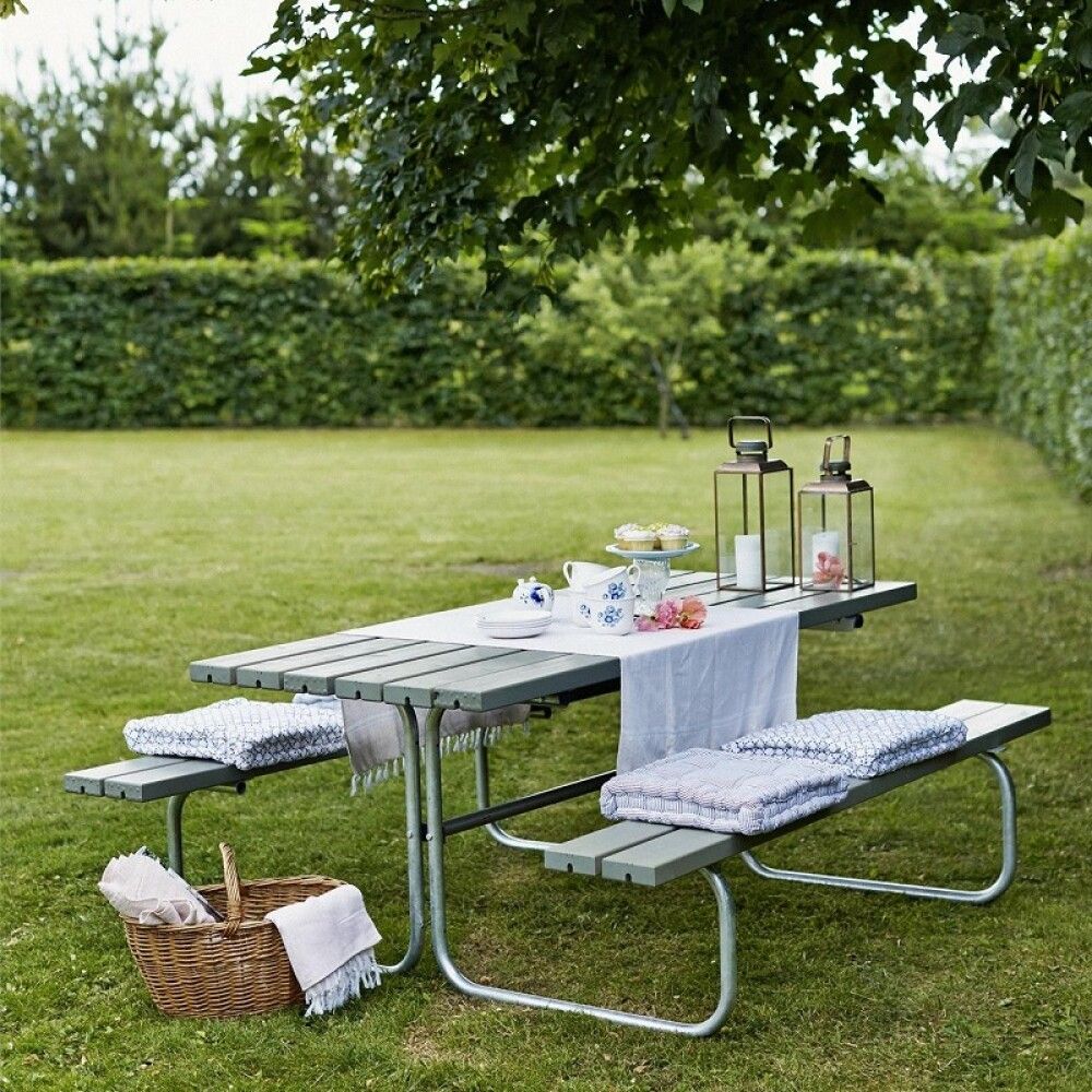BENKESETT PLUS CLASSIC 177CM GRÅBRUN