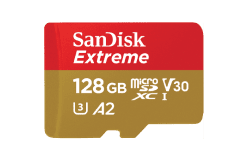 SanDisk Extreme microSDHC mit 128 GB(Memory Card for GoPro Cameras)