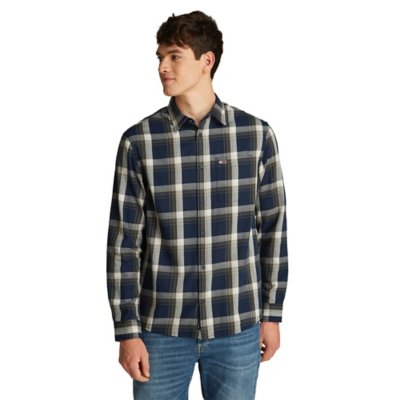 Chemise à manches longues homme Tjm Reg Check Flannel TOMMY HILFIGER
