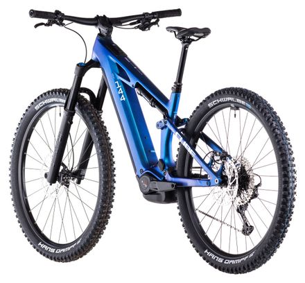 VTT Électrique Tout-Suspendu Cube Stereo Hybrid One44 HPC SLX 800 Shimano Deore XT 12V 800 Wh 27.5'' Bleu Nebula 2025