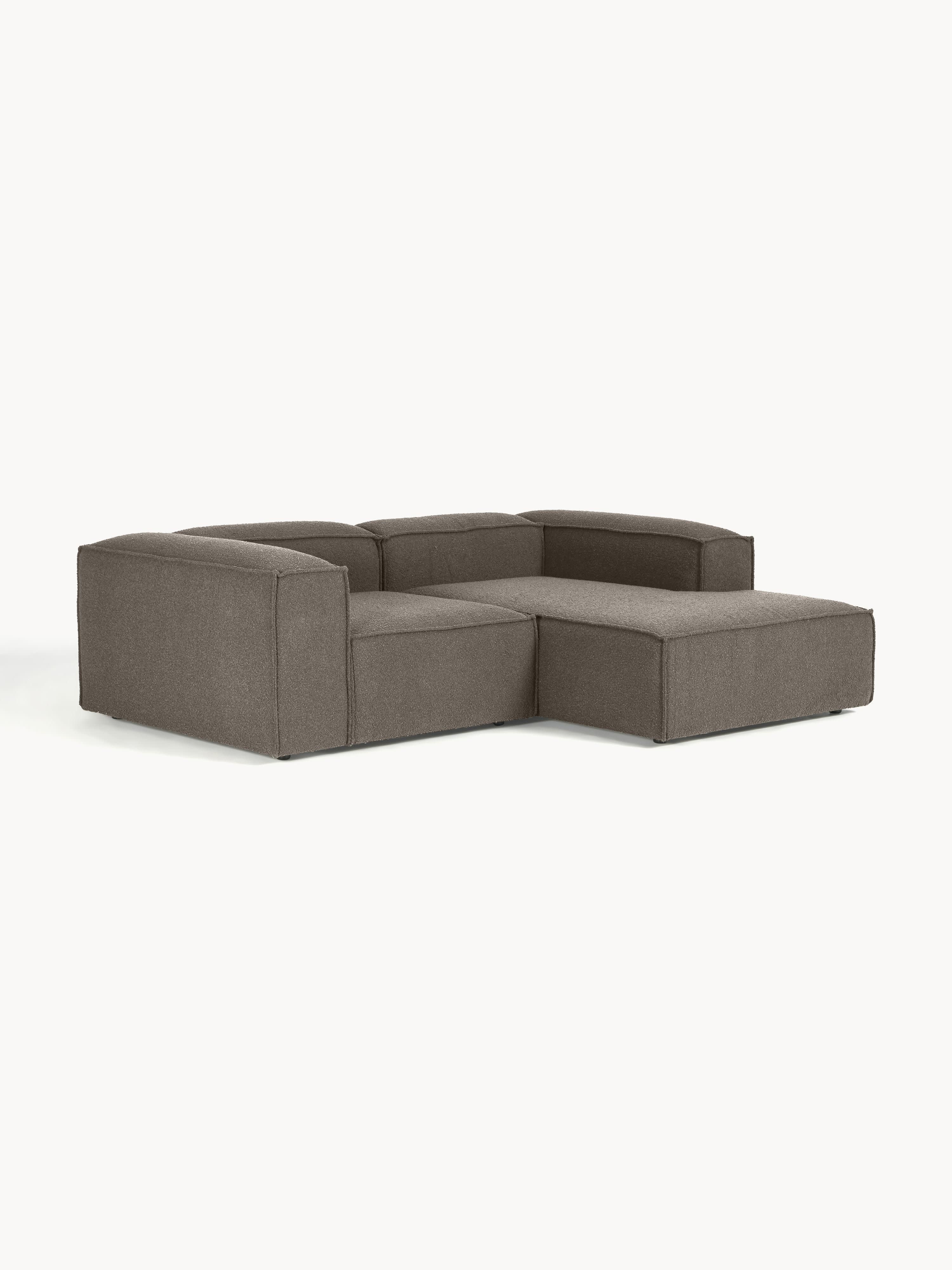 Bouclé modulaire hoekbank Lennon (2-zits)