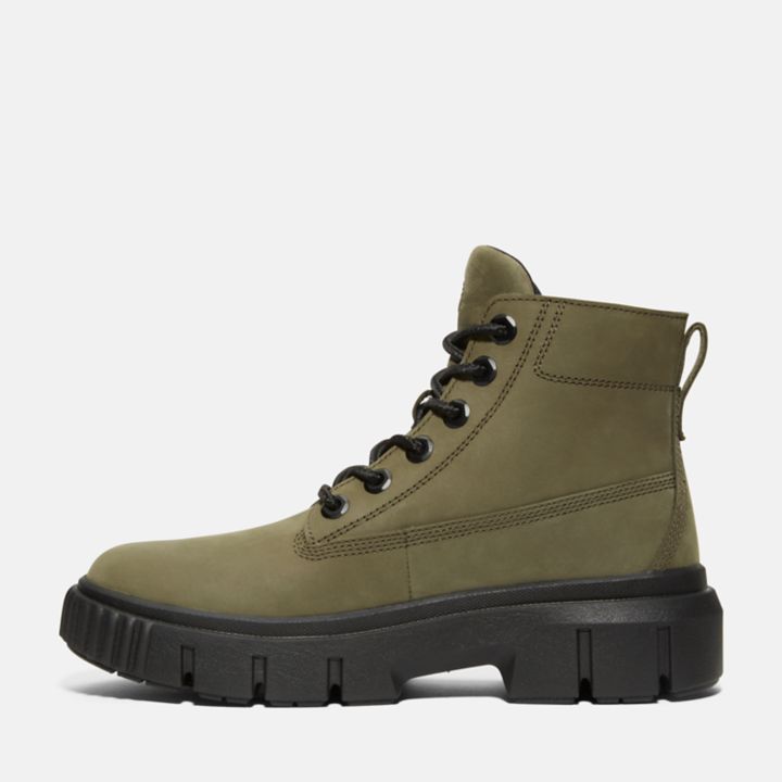 Bota Greyfield feminina na cor verde.