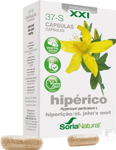 Soria Natural Soricapsule Single 37-S Hyperico XXI 30 Capsules