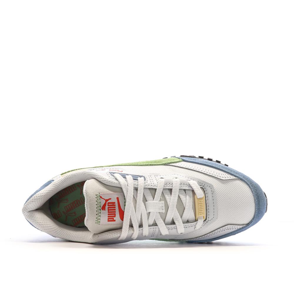 Puma Baskets Bleu/Blanc/Vert Garçon Puma Blktop Rider Bts