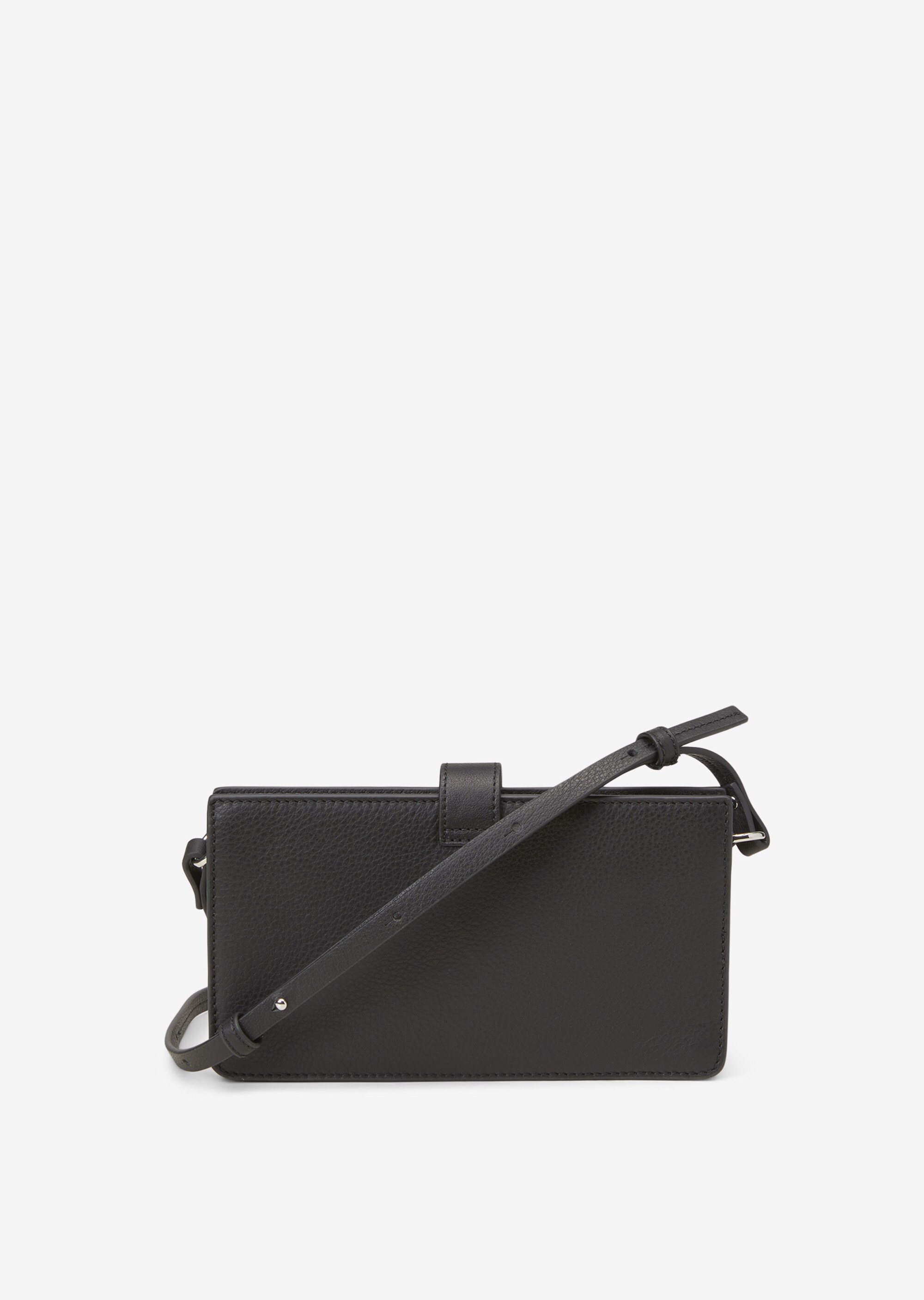 2in1 Crossbody Bagaus fein genarbtem Rindleder