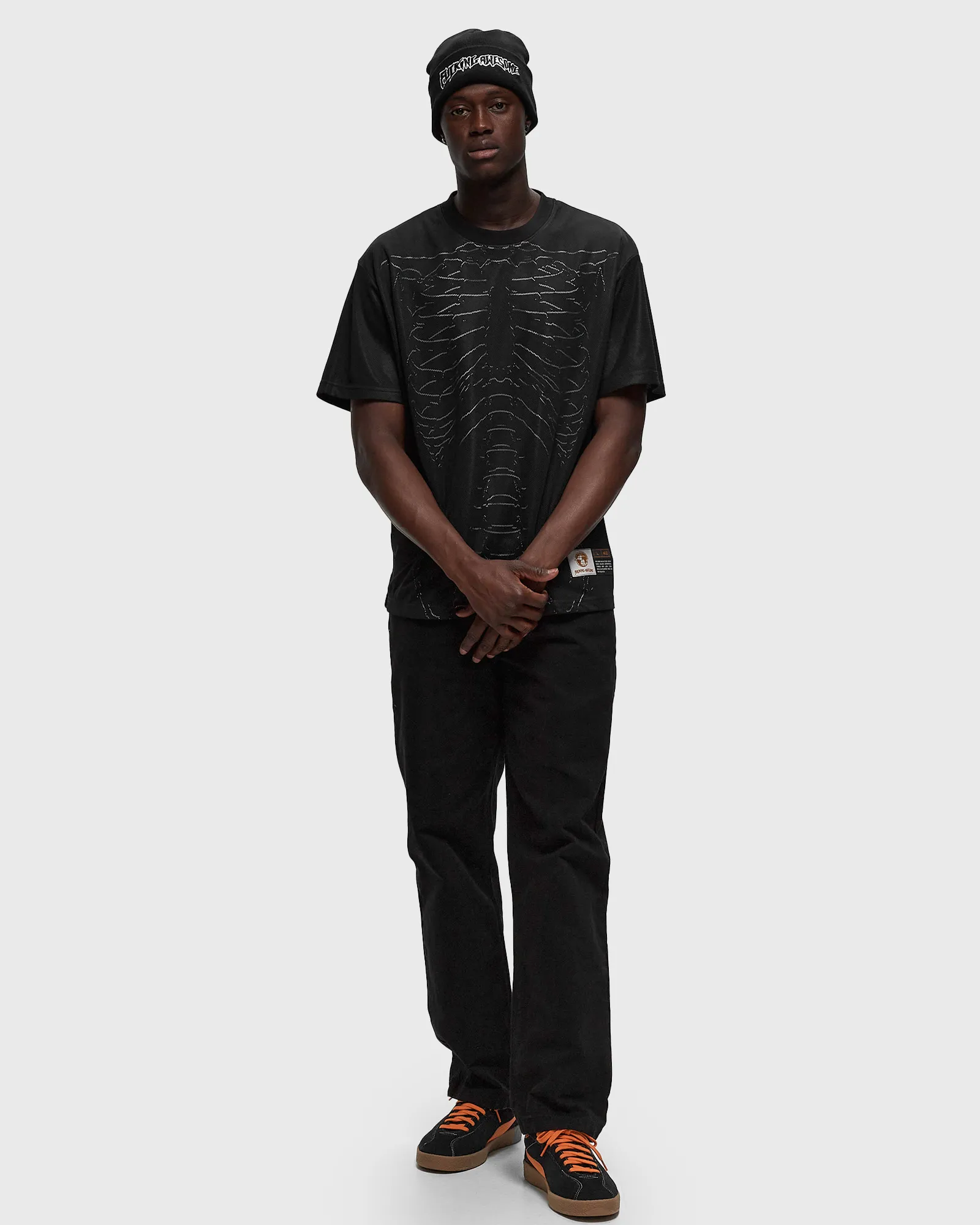 Fucking Awesome Skeleton Mesh Tee