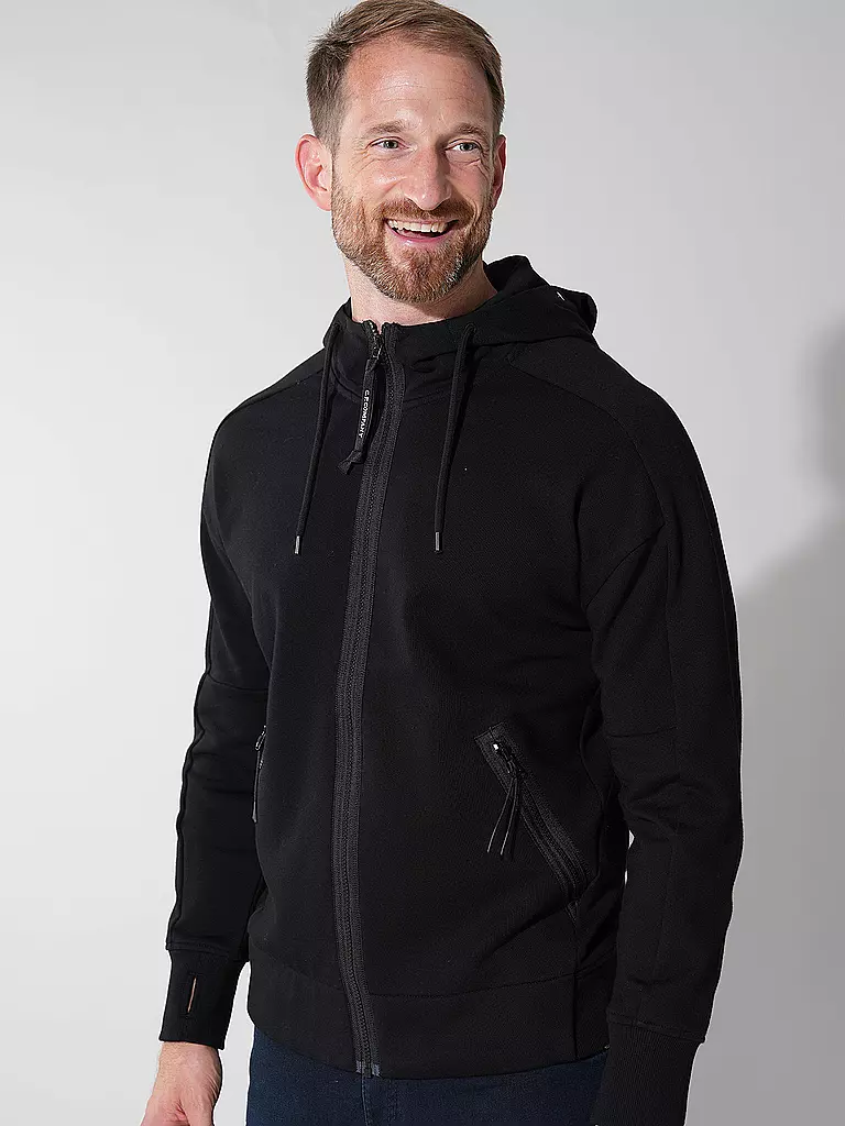 CP COMPANY Sweatjacke GOGGLES schwarz