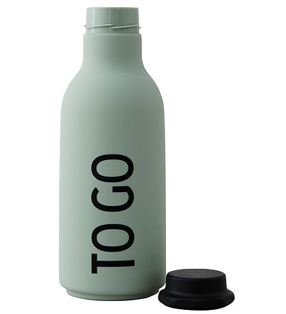 Design Letters Trinkflasche - 500 ml - Grün m. To Go