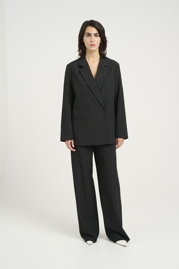 Gestuz JoelleGZ pinstripe MW pants NOOS Black pinstripe