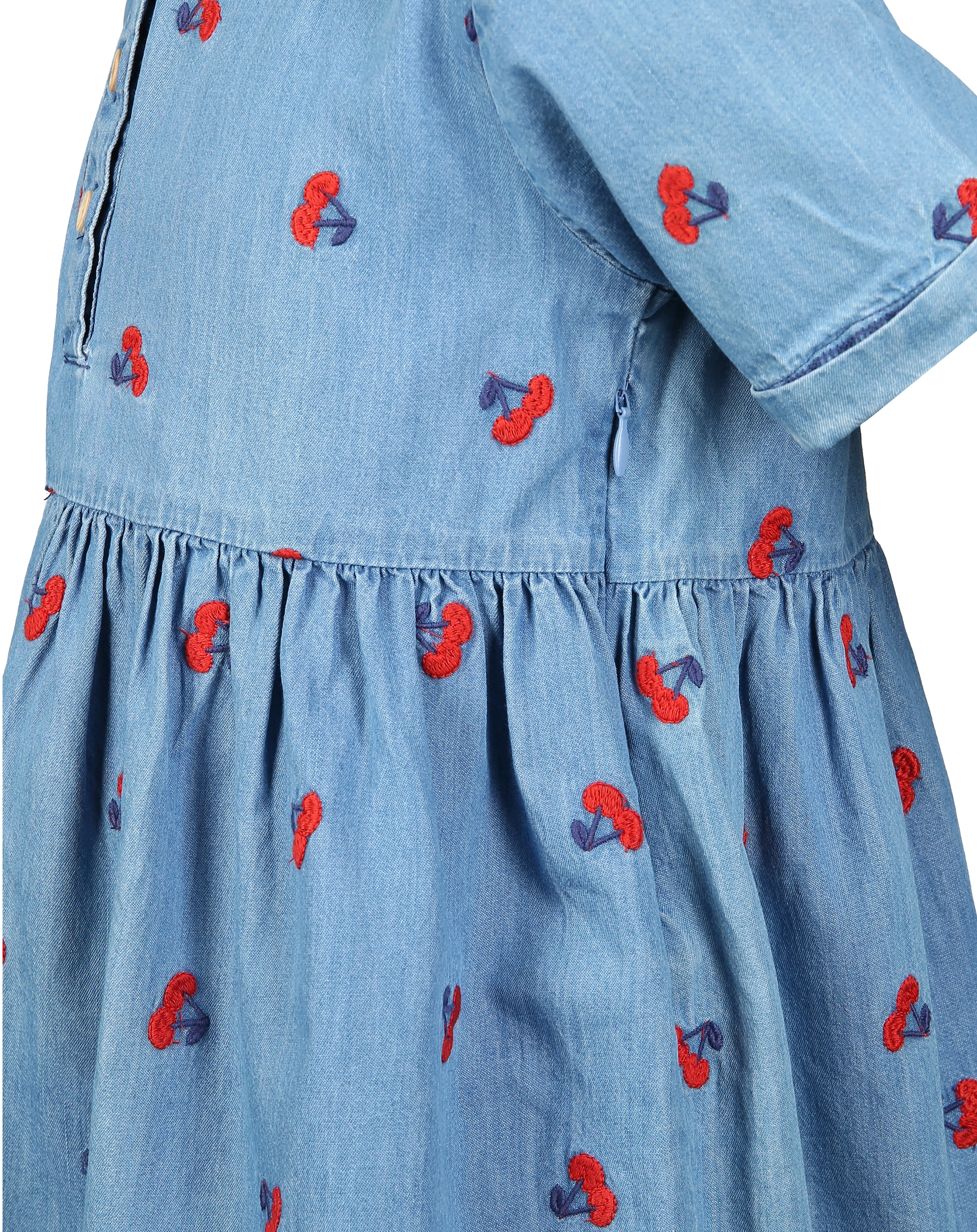 Jeans-Kleid KIRSCHE in hellblau