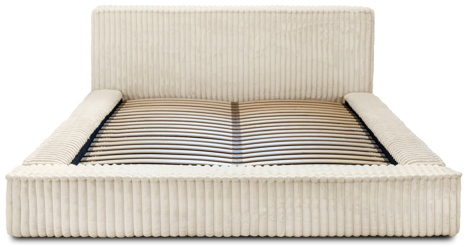 Trae Mobler Melody 140 x 200 cm Gestoffeerd Bed Creme