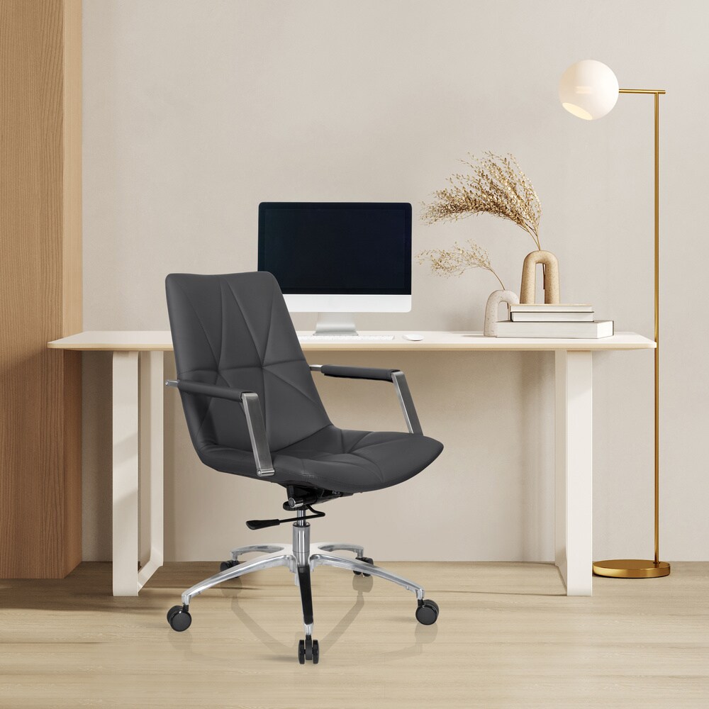 Home Office Bürostuhl SARANTO II Kunstleder mit Armlehnen hjh OFFICE