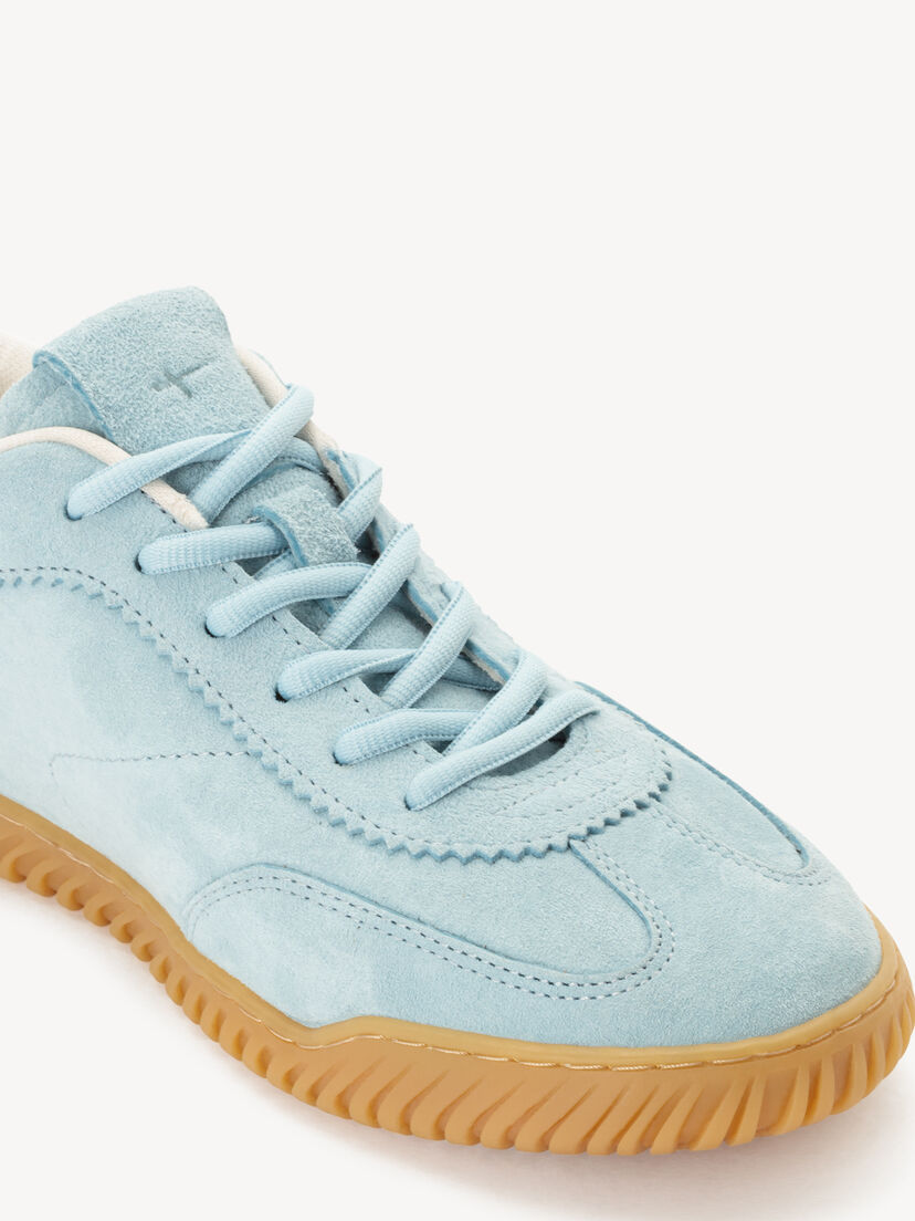Leren Sneaker - blauw