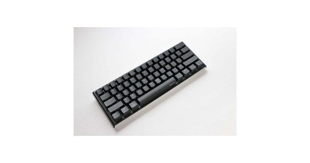 DuckyOne 2 Pro Mini Classic, gaming toetsenbord  (Zwart, US lay-out, Cherry MX Silent Red, RGB led, Double-shot PBT, QUACK Mechanics, 60%)