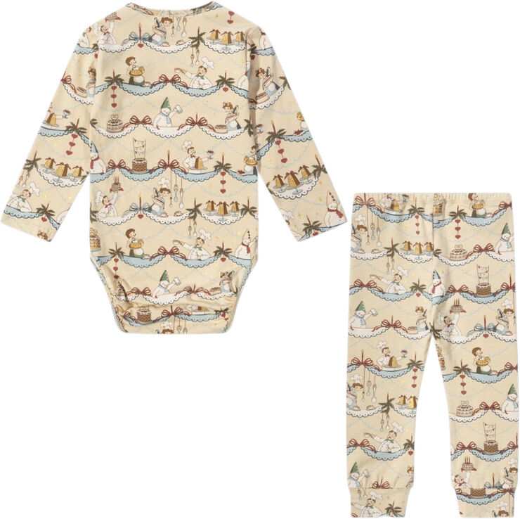 Konges Sløjd BASIC BODY/PANTS SET GOTS Sugar pie