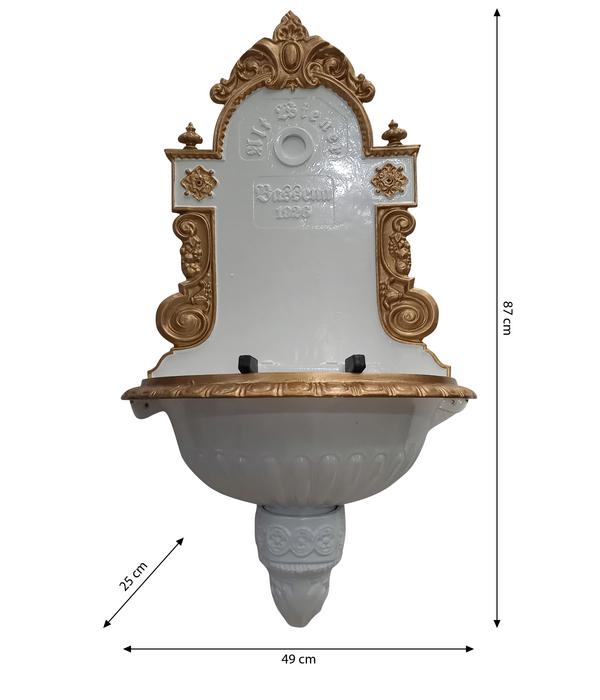 Tomco Aluminium-Wandbrunnen Wiener Bassena,