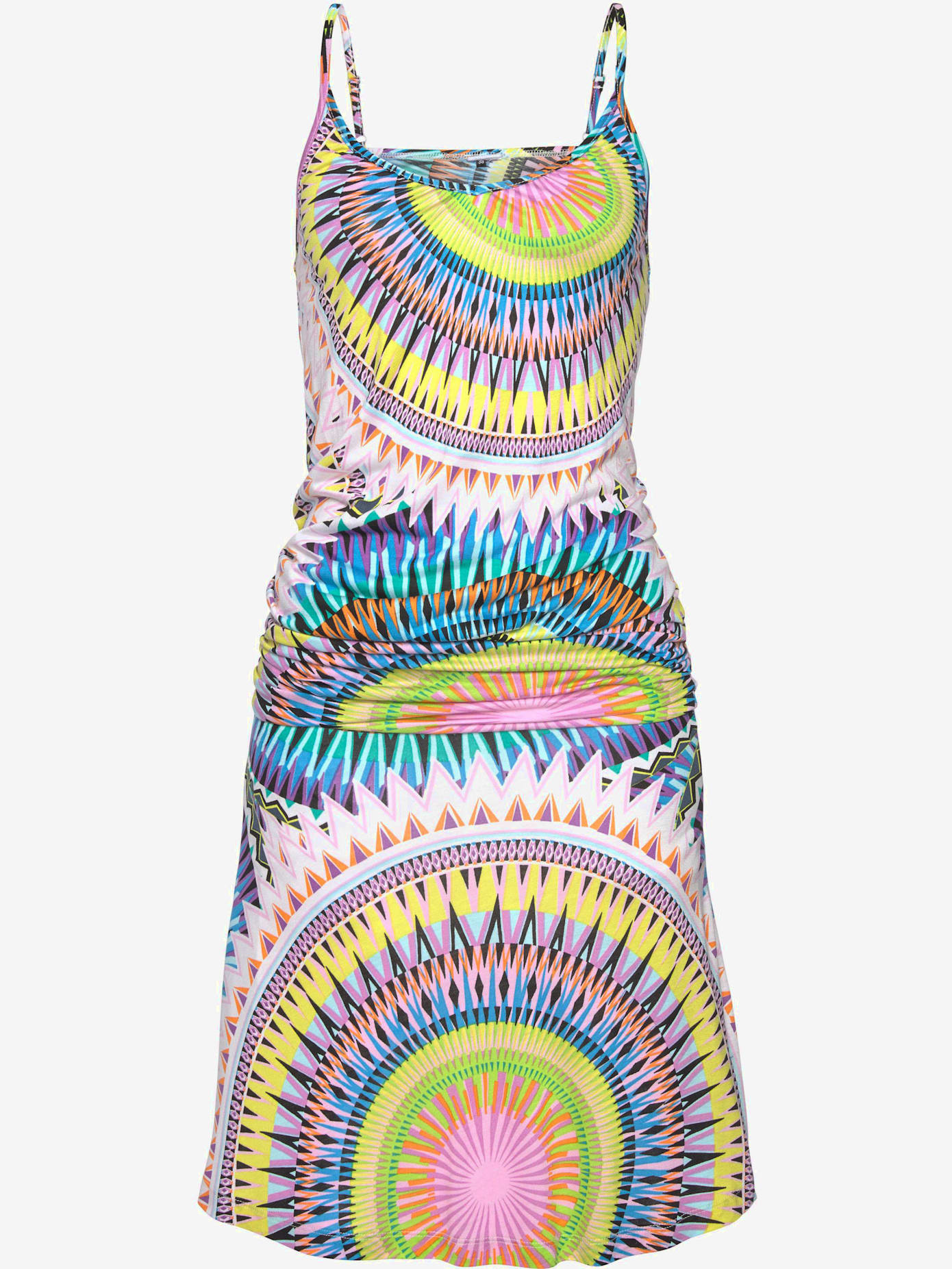 Robe de plage encolure avec petites fronces