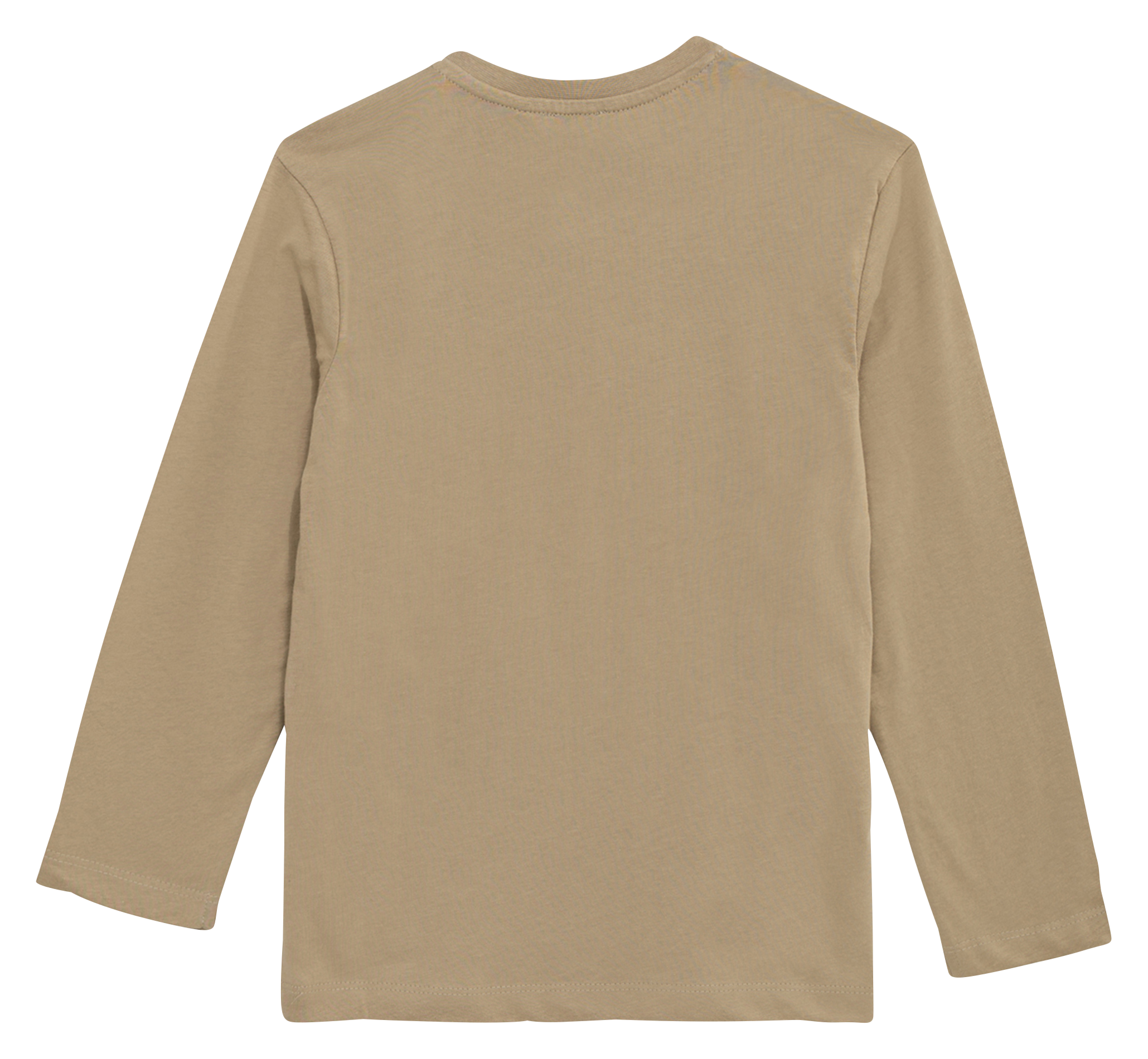 Tee-shirt col rond en coton | Marron