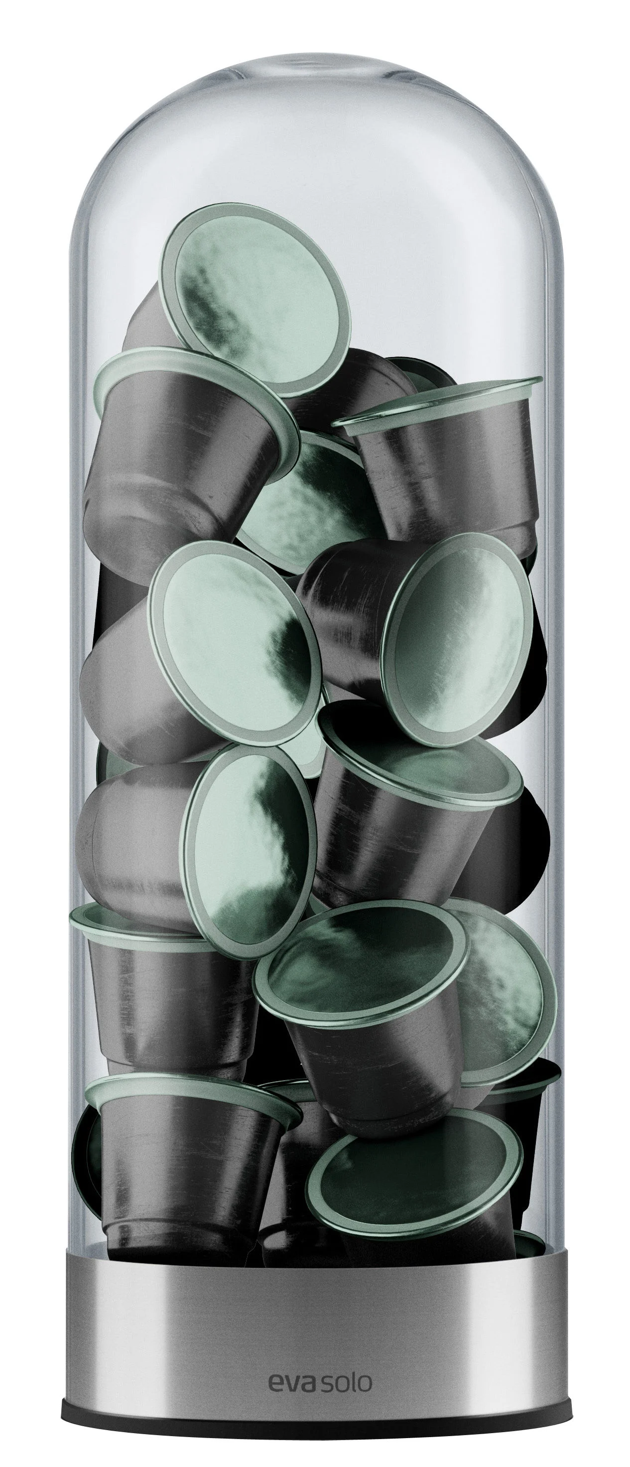 Distributeur de capsules de café verre | Transparent