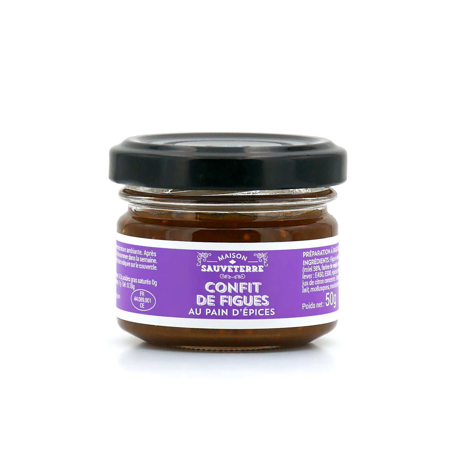 Confit de figues violettes au pain d'épices