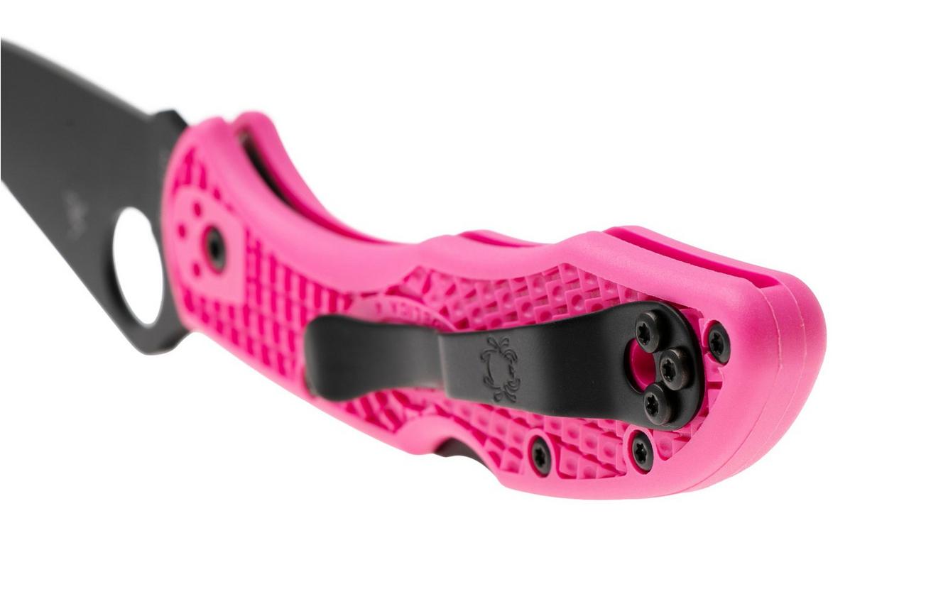 Spyderco Delica 4 Pink Black S30V C11FPPNS30VBK Pink Heals zakmes