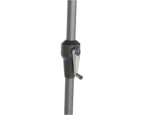 Avio parasol, polyester, Ø 250 cm, antraciet