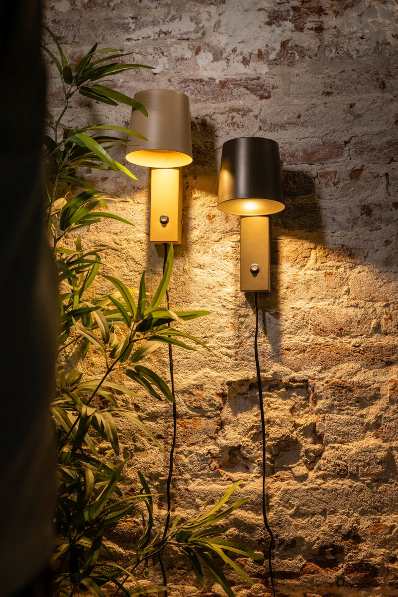 ETH-Priscilla Wandlamp-1xE27-Zand