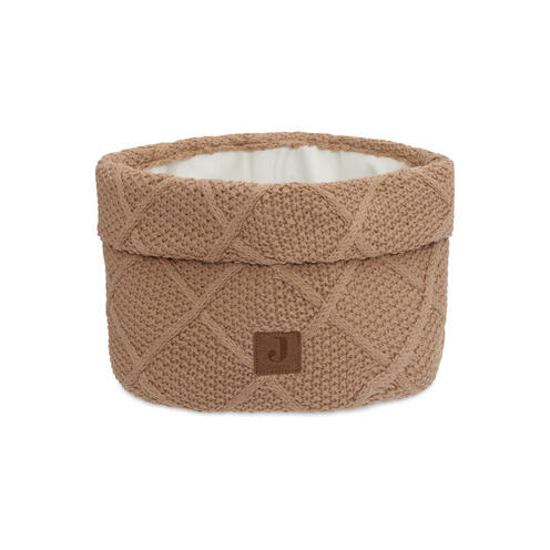 Panier de rangement Check knit - Biscuit - JOLLEIN