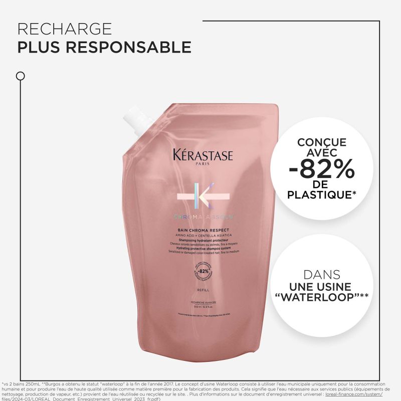 Recharge Bain Chroma Respect Chroma Absolu Kérastase 500ml