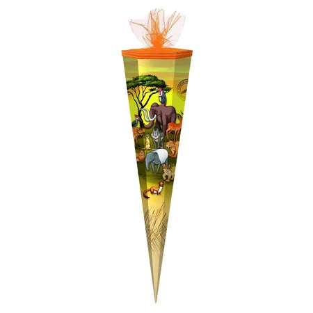 Verpackungsmittel GmbH Schultüte / Zuckertüte / 85cm / eckig / 