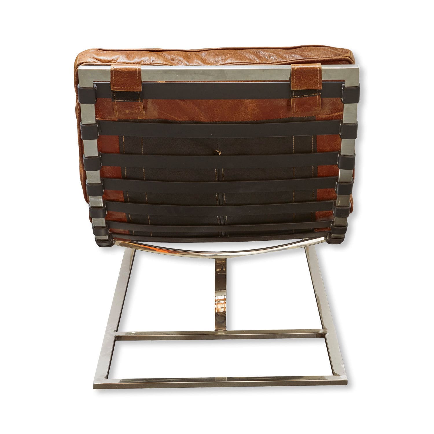 Lounger Van Buren braun/silber