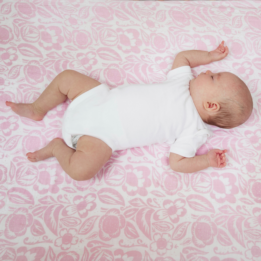aden + anais™ essentials Baumwoll-Musselin-Pucktuch 4er Pack damsel