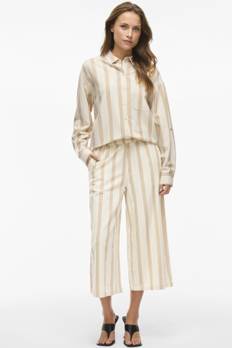Vila beige dames blouse