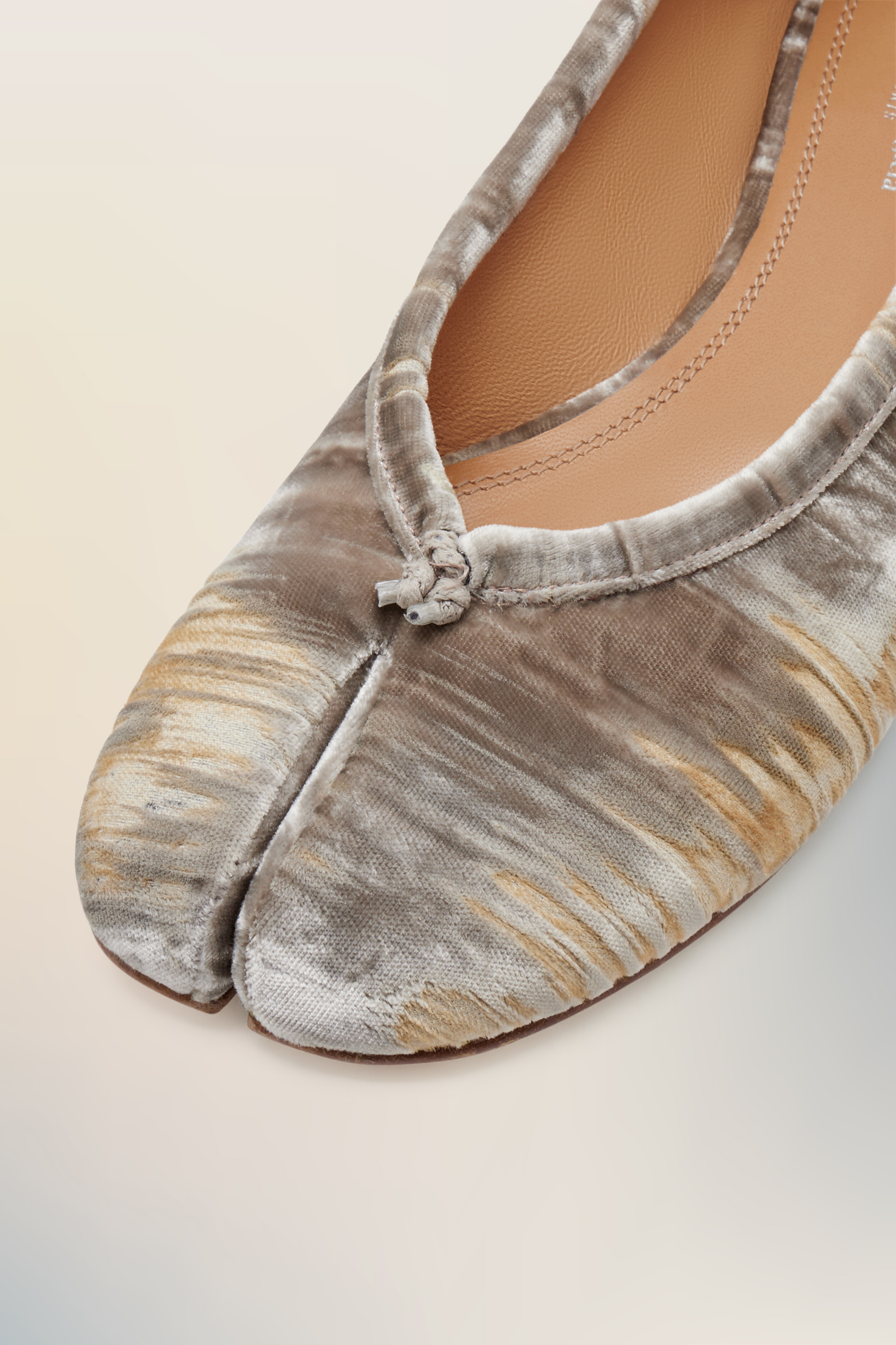 Ballerines Tabi marron en viscose - femme Marron