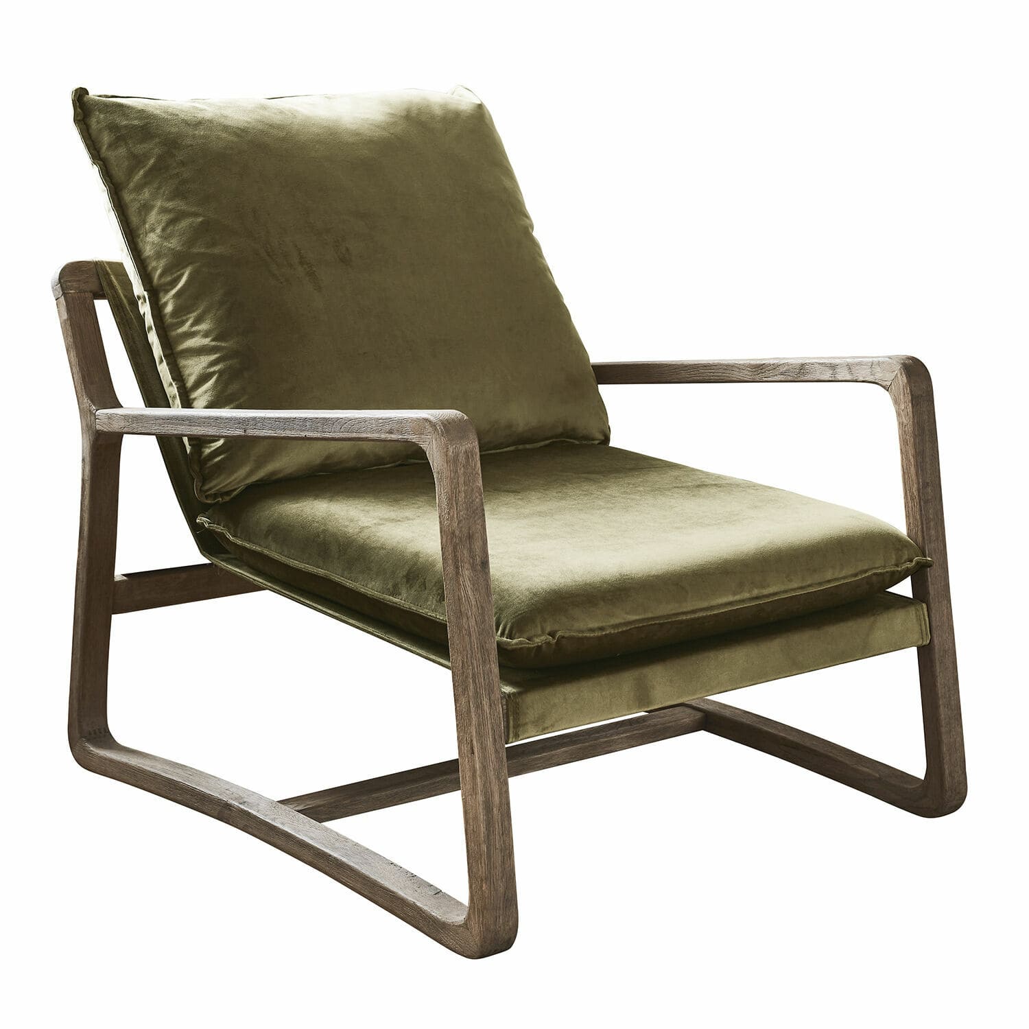Sessel Jowna grün/braun