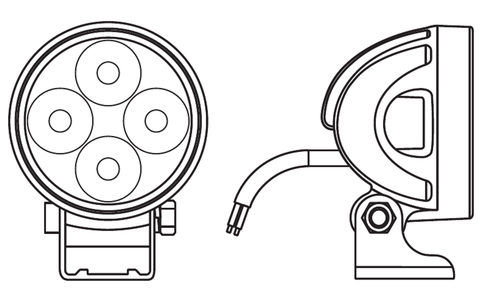 Osram LEDriving ROUND VX80-WD Zusatzscheinwerfer
