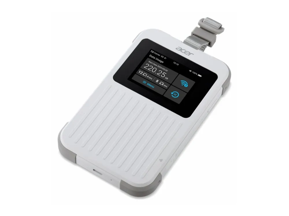 Acer - Mobilt hotspot - 5G LTE - 3.27 Gbps - Wi-Fi 5, Wi-Fi 6, NFC - med 1GB Data