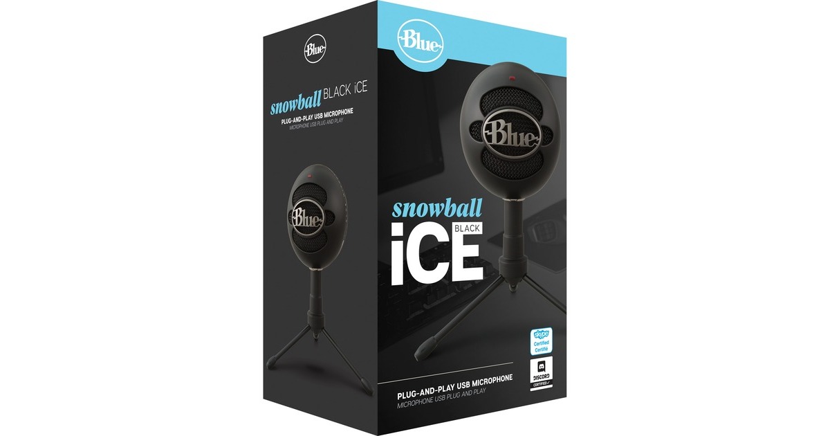 Blue MicrophonesSnowball iCE microfoon  (Zwart)