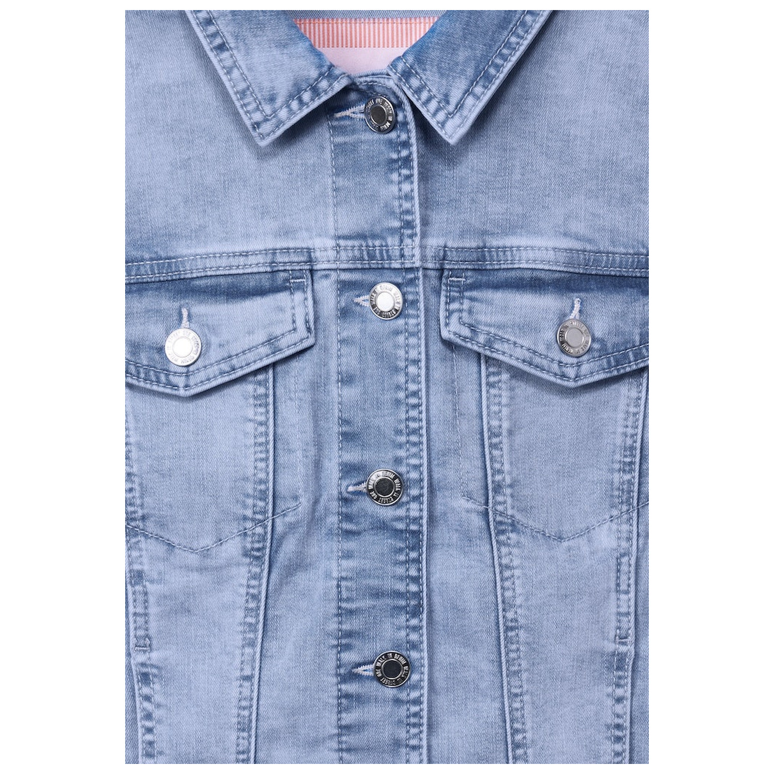 Street One QR Denim-Jacket,bleach