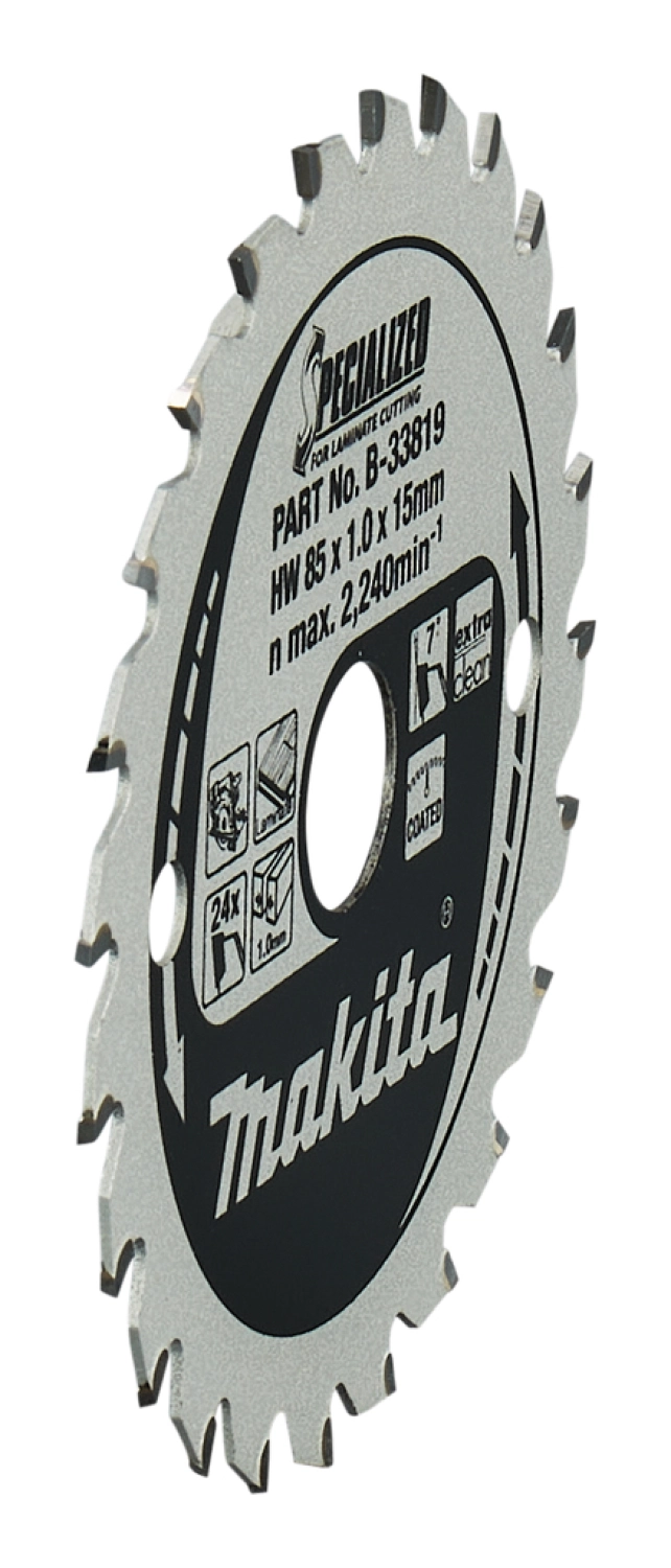 Makita B-33819 Cirkelzaagblad Laminaat - 85 x 15 x 24T - Laminaat