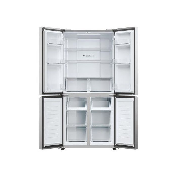 Haier Side-by-Side CUBE 83 SERIE 3 HCR3818ENMM New Platinum Inox